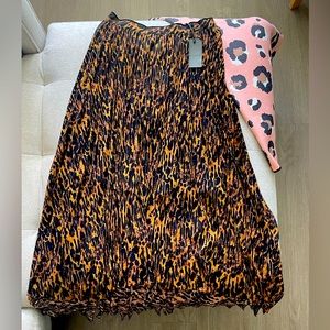 All saints Cora skirt animal print